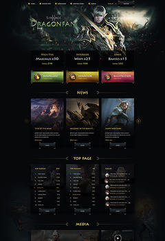 L2 Dragon Fan Game Website Template