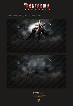 Undead Mu Header PSD Layout